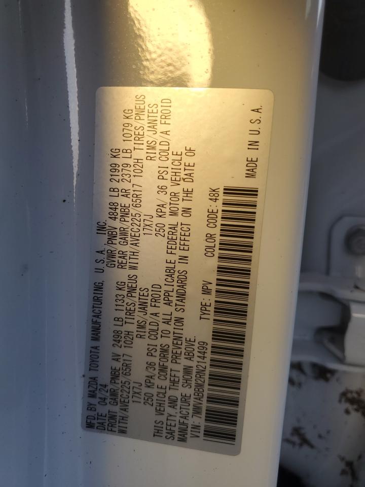 2024 Mazda Cx-50 Preferred VIN: 7MMVABBM2RN214499 Lot: 90693125