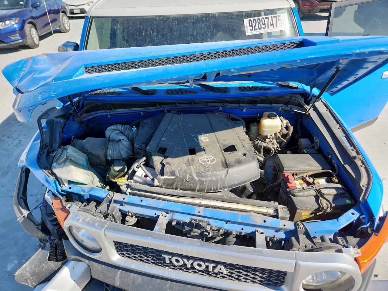 2007 Toyota Fj Cruiser VIN: JTEZU11F670018027 Lot: 92897475