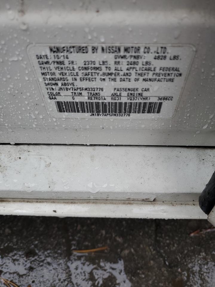 2015 Infiniti Q50 Base VIN: JN1BV7AP5FM332776 Lot: 93718635