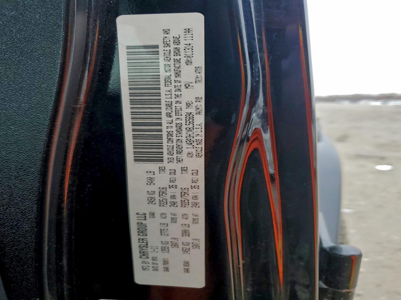 2011 Jeep Wrangler Unlimited Sport VIN: 1J4BA3H1XBL565694 Lot: 93919735