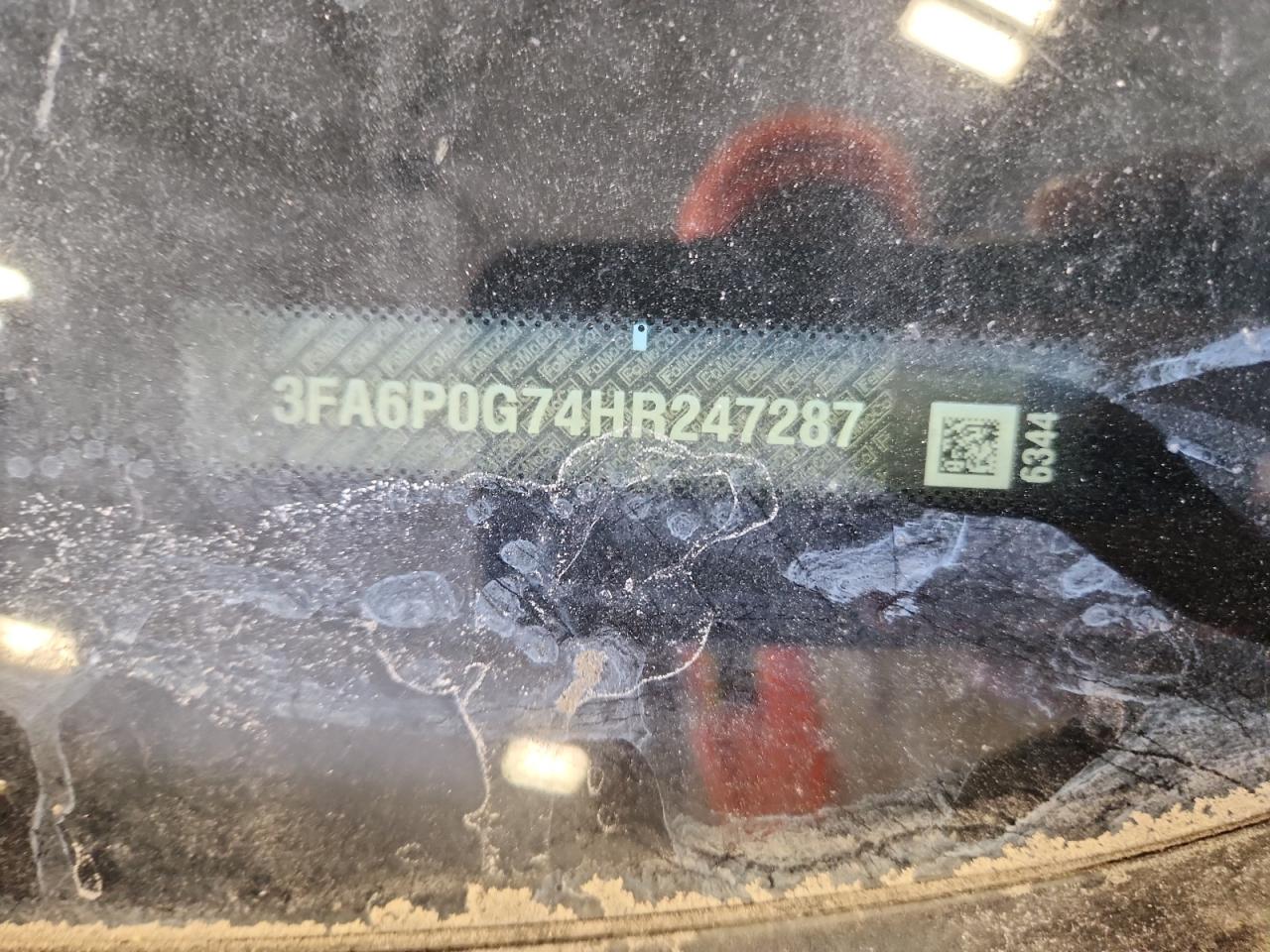 2017 Ford Fusion S VIN: 3FA6P0G74HR247287 Lot: 91083705
