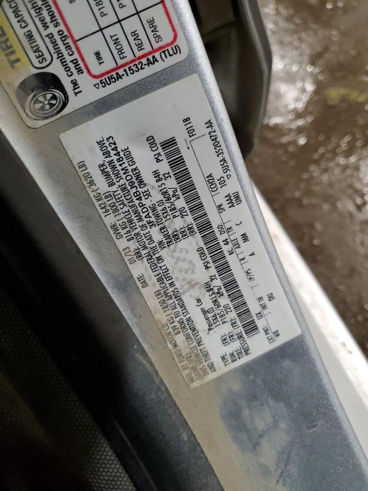 2013 Ford Fiesta Se VIN: 3FADP4BJ9DM184423 Lot: 92413405