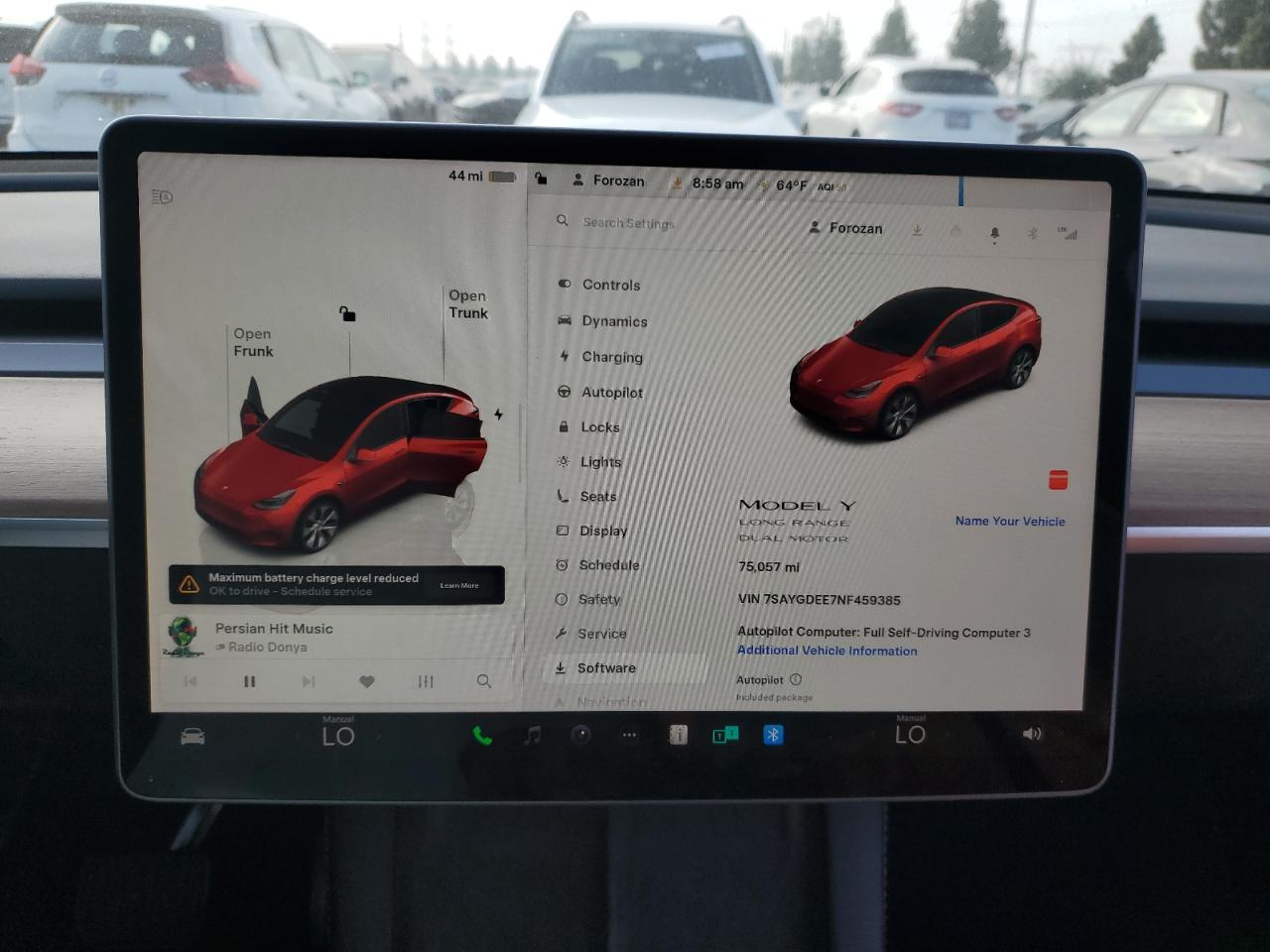 2022 Tesla Model Y VIN: 7SAYGDEE7NF459385 Lot: 91114835