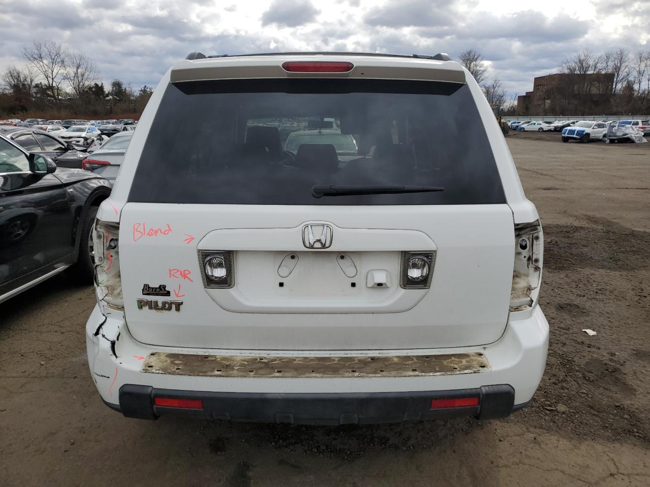 2006 Honda Pilot Ex VIN: 5FNYF287X6B033306 Lot: 91826725