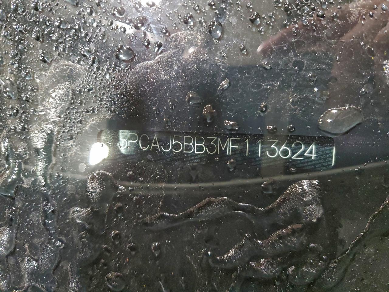 2021 Infiniti Qx50 Luxe VIN: 3PCAJ5BB3MF113624 Lot: 94634855