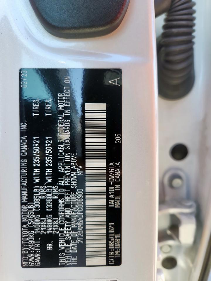 2023 Lexus Rx 350 Base VIN: 2T2BAMBA0PC006900 Lot: 92288905