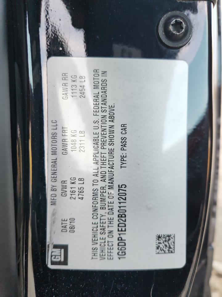 2011 Cadillac Cts Premium Collection VIN: 1G6DP1ED2B0112075 Lot: 90864205