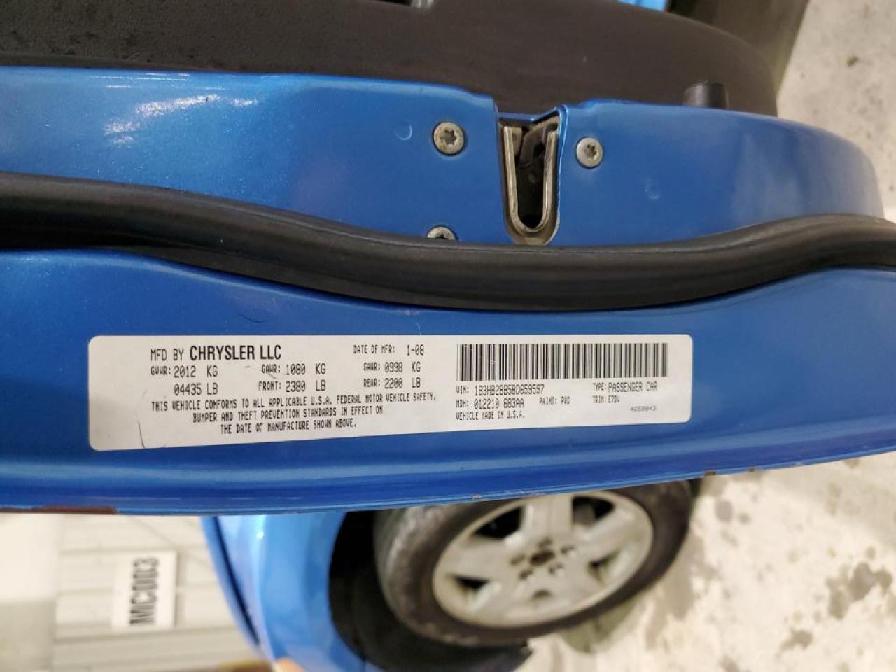 2008 Dodge Caliber VIN: 1B3HB28B58D659597 Lot: 91562245