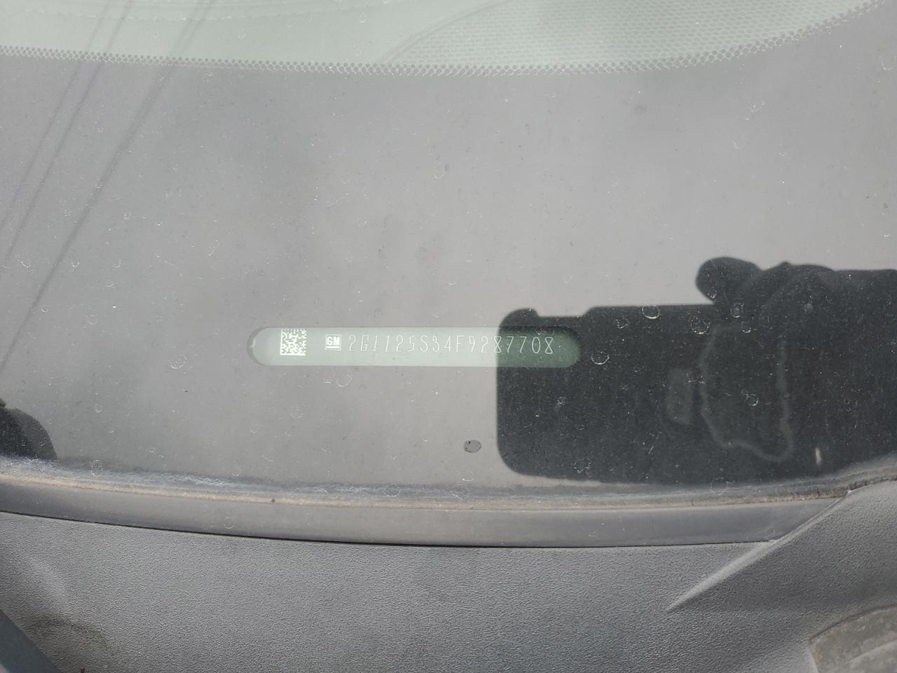 2015 Chevrolet Impala Lt VIN: 2G1125S34F9287708 Lot: 92131315