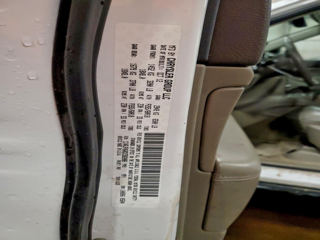 2013 Jeep Grand Cherokee Laredo VIN: 1C4RJFAG0DC582088 Lot: 94437975