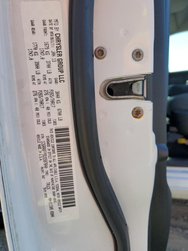 2013 Ram 1500 St VIN: 1C6RR6FP9DS587840 Lot: 92172435