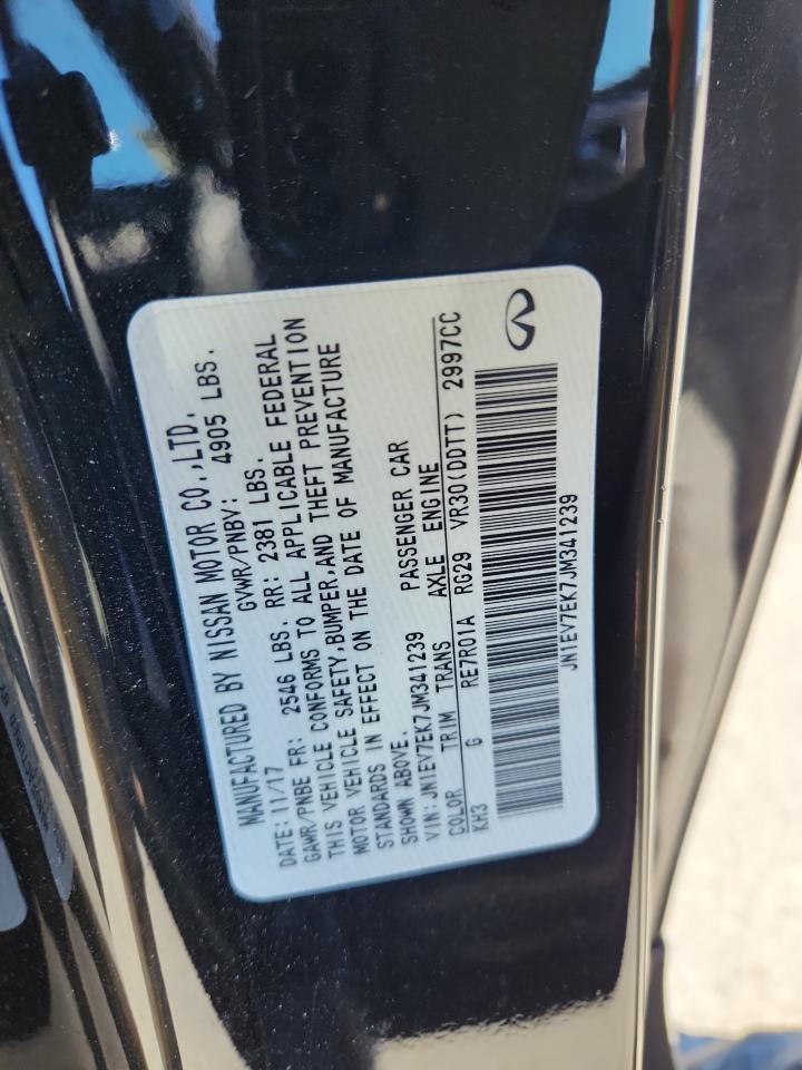 2018 Infiniti Q60 Luxe 300 VIN: JN1EV7EK7JM341239 Lot: 92311015