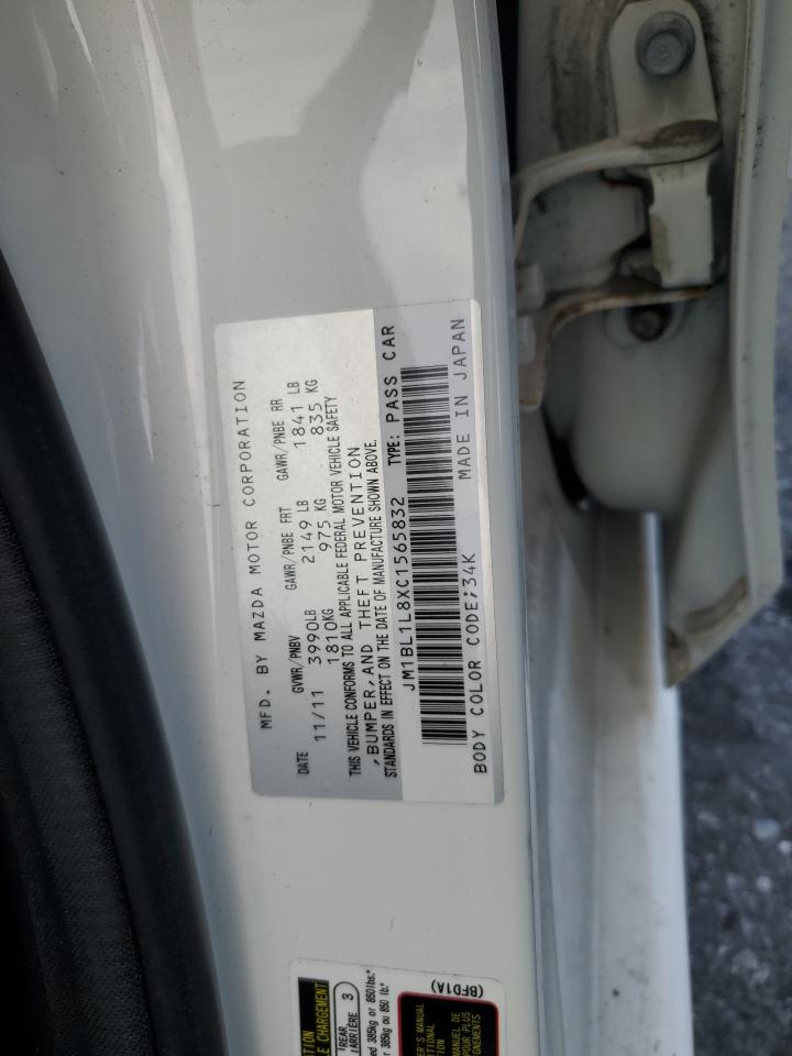 2012 Mazda 3 I VIN: JM1BL1L8XC1565832 Lot: 92117165