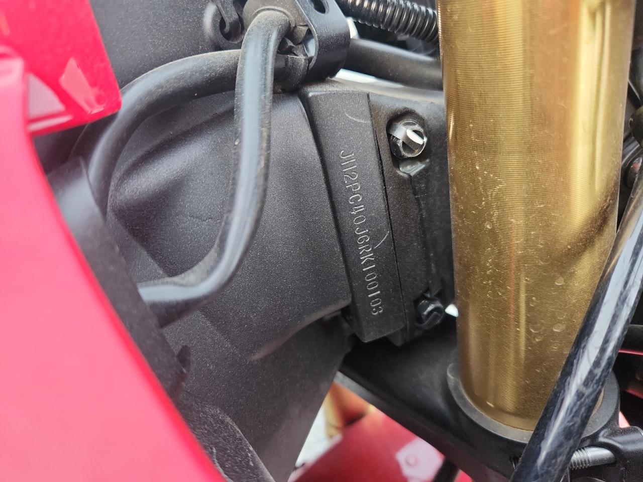 2024 Honda Cbr600 Rr VIN: JH2PC40J6RK100103 Lot: 93113125