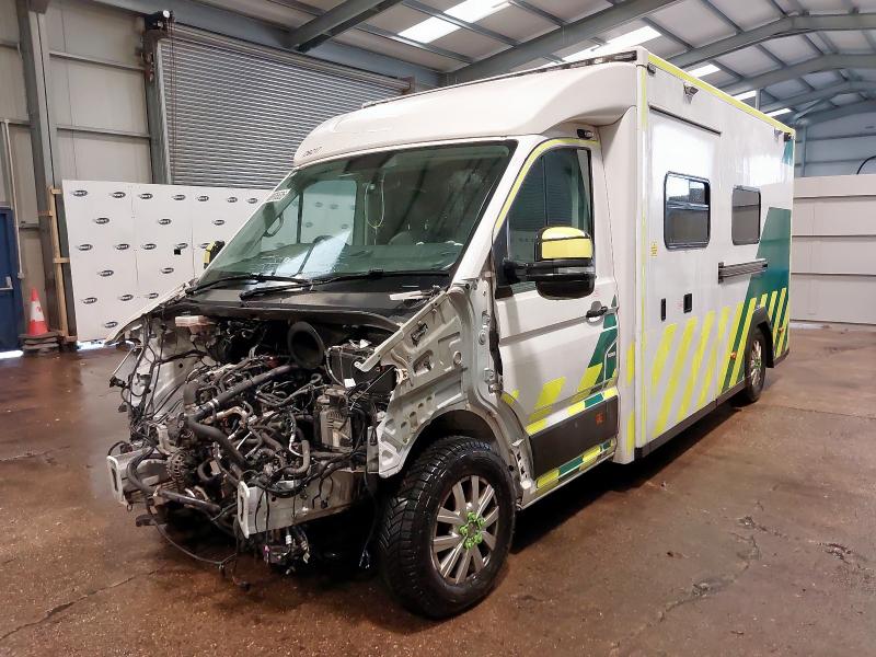 2021 MAN TGE 180 BITURBO CHASSIS CAB for sale at Copart NEWBURY