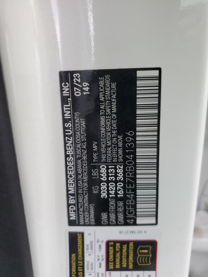 2024 Mercedes-Benz Gle 350 4Matic VIN: 4JGFB4FE7RB041396 Lot: 93252045