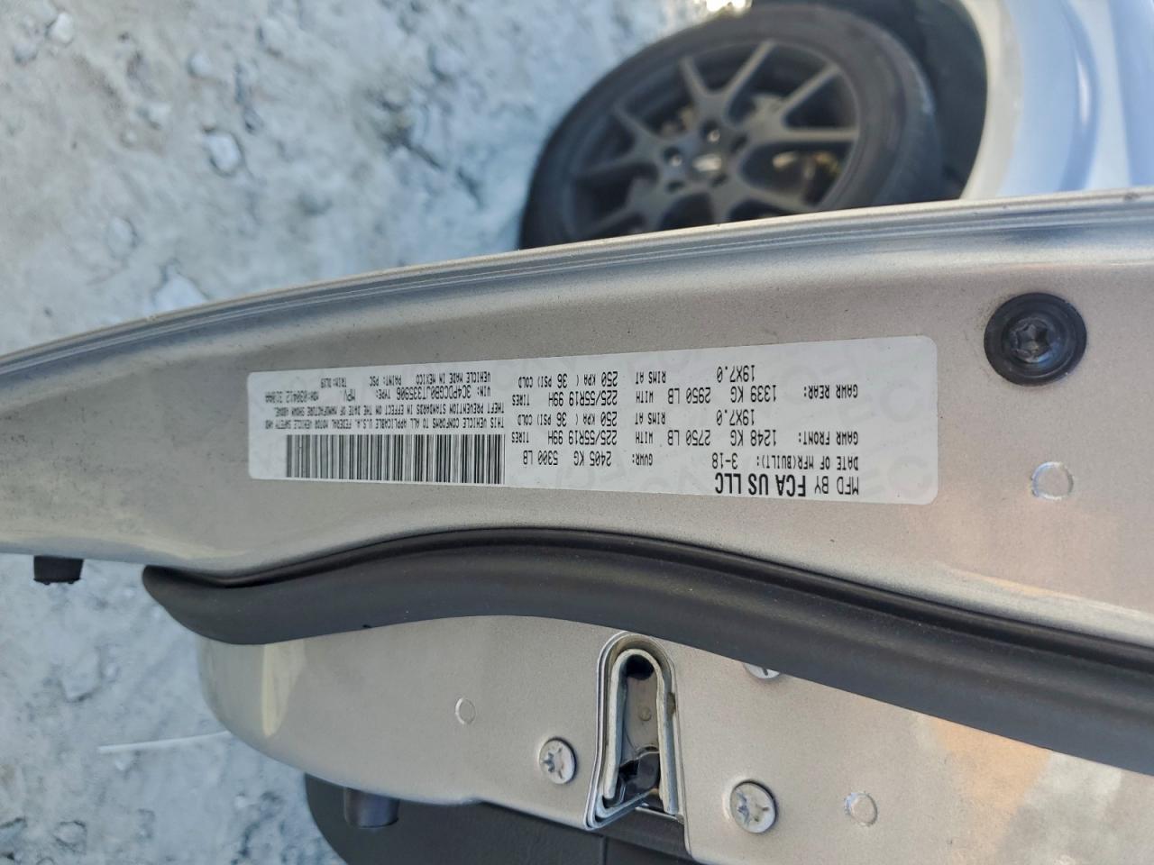 2018 Dodge Journey Crossroad VIN: 3C4PDCGB0JT335906 Lot: 94111515