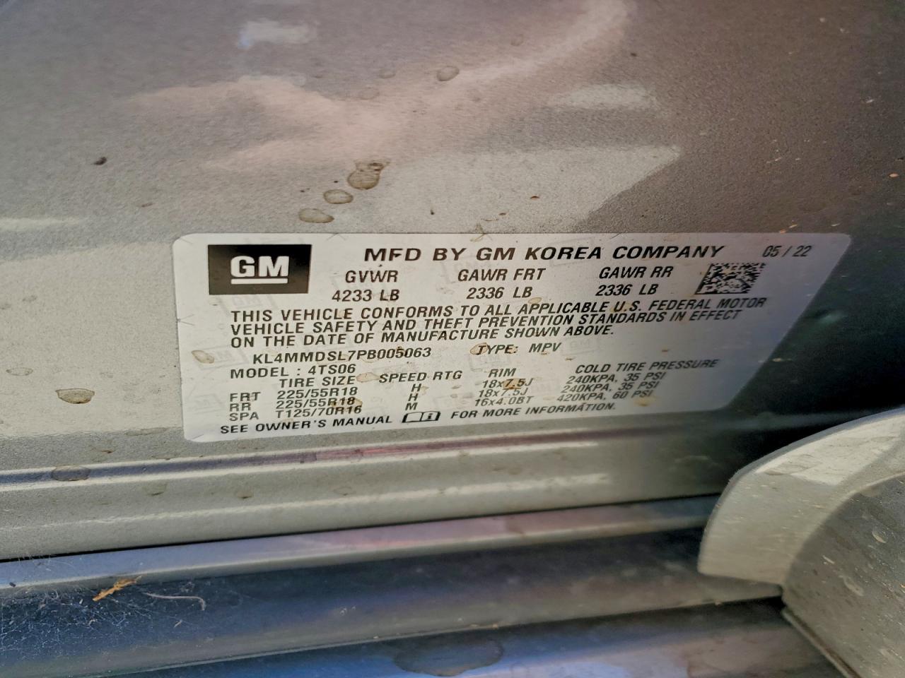 2023 Buick Encore Gx Select VIN: KL4MMDSL7PB005063 Lot: 91493755