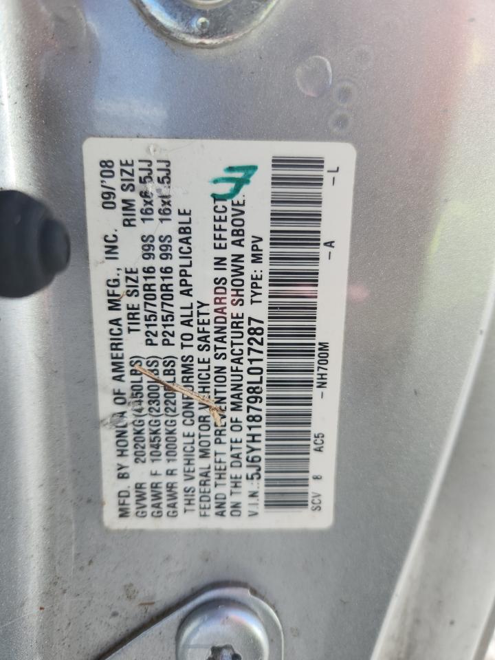 2008 Honda Element Ex VIN: 5J6YH18798L017287 Lot: 85408135