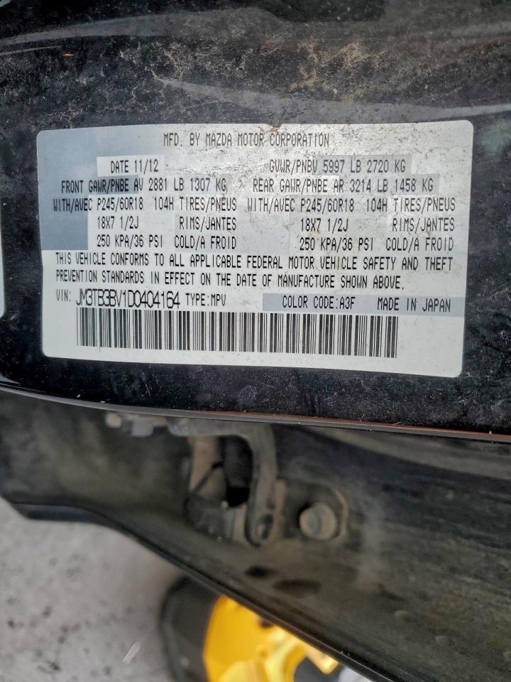 2013 Mazda Cx-9 Sport VIN: JM3TB3BV1D0404164 Lot: 93488115