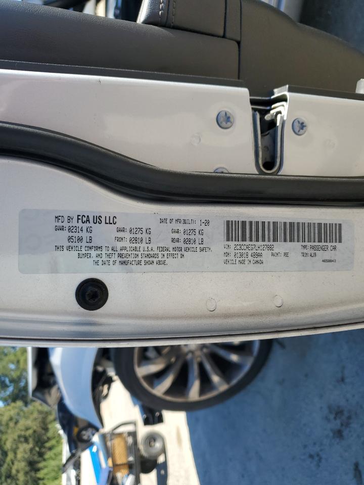 2020 Chrysler 300 Limited VIN: 2C3CCAEG7LH127882 Lot: 90499505