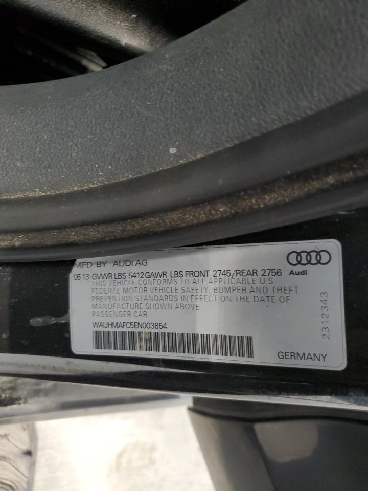 2014 Audi A6 Prestige VIN: WAUHMAFC5EN003854 Lot: 91882495