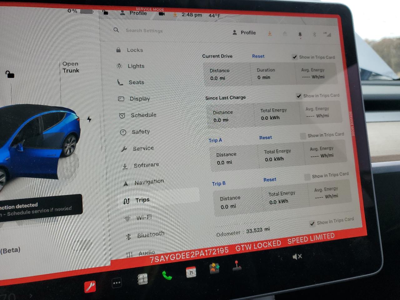 2023 Tesla Model Y VIN: 7SAYGDEE2PA172195 Lot: 84413705