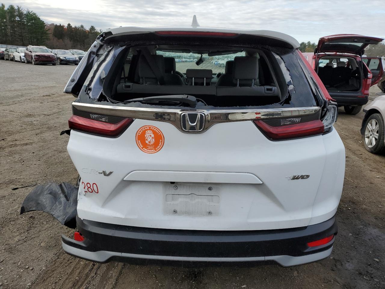 2022 Honda Cr-V Ex VIN: 5J6RW2H50NA001307 Lot: 92302475