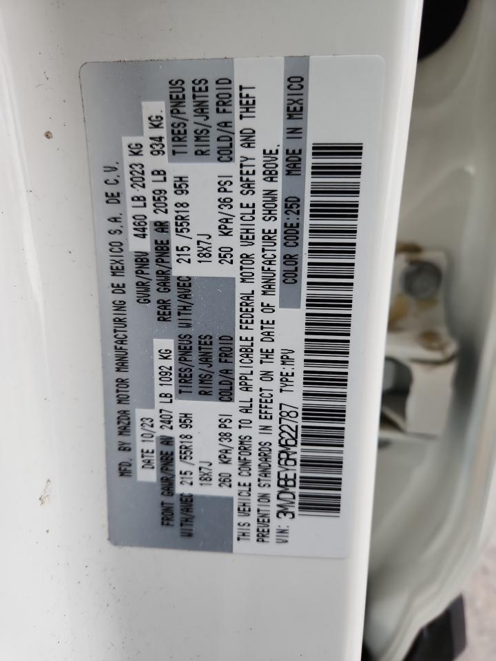 2024 Mazda Cx-30 Premium Plus VIN: 3MVDMBEY6RM622787 Lot: 92476295