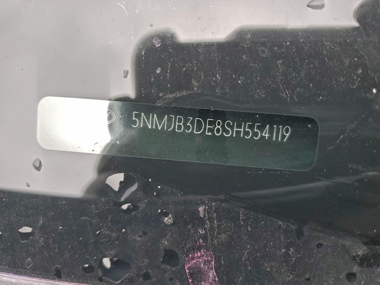 2025 Hyundai Tucson Sel VIN: 5NMJB3DE8SH554119 Lot: 94036345