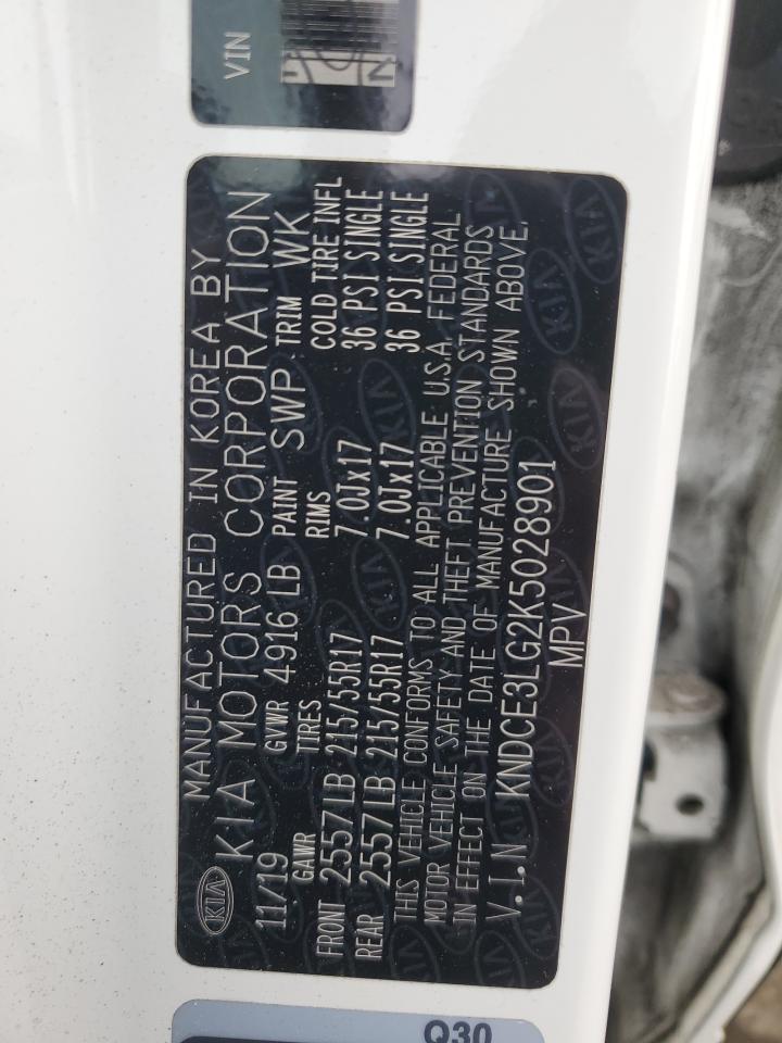 2019 Kia Niro Ex Premium VIN: KNDCE3LG2K5028901 Lot: 92603625