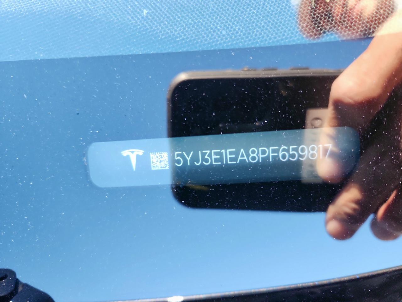 2023 Tesla Model 3 VIN: 5YJ3E1EA8PF659817 Lot: 91295655