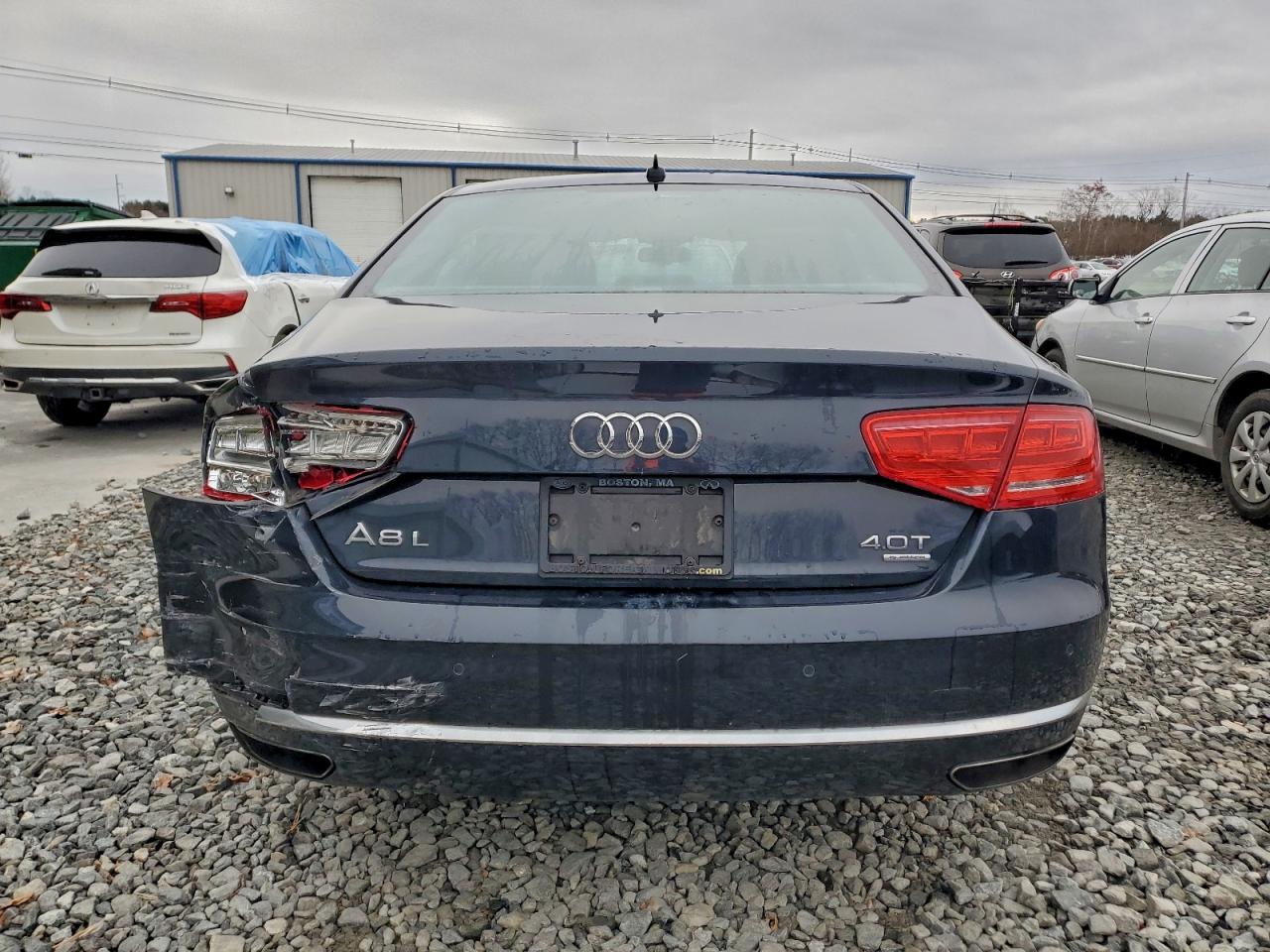 2014 Audi A8 L Quattro VIN: WAUR2AFDXEN009488 Lot: 93745485
