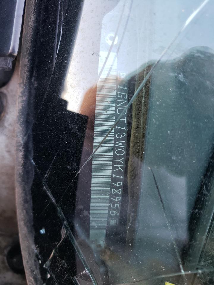 2000 Chevrolet Blazer VIN: 1GNDT13W0YK198956 Lot: 90746855