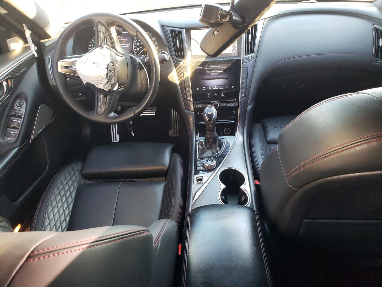 2021 Infiniti Q50 Red Sport 400 VIN: JN1FV7DPXMM850795 Lot: 91650105