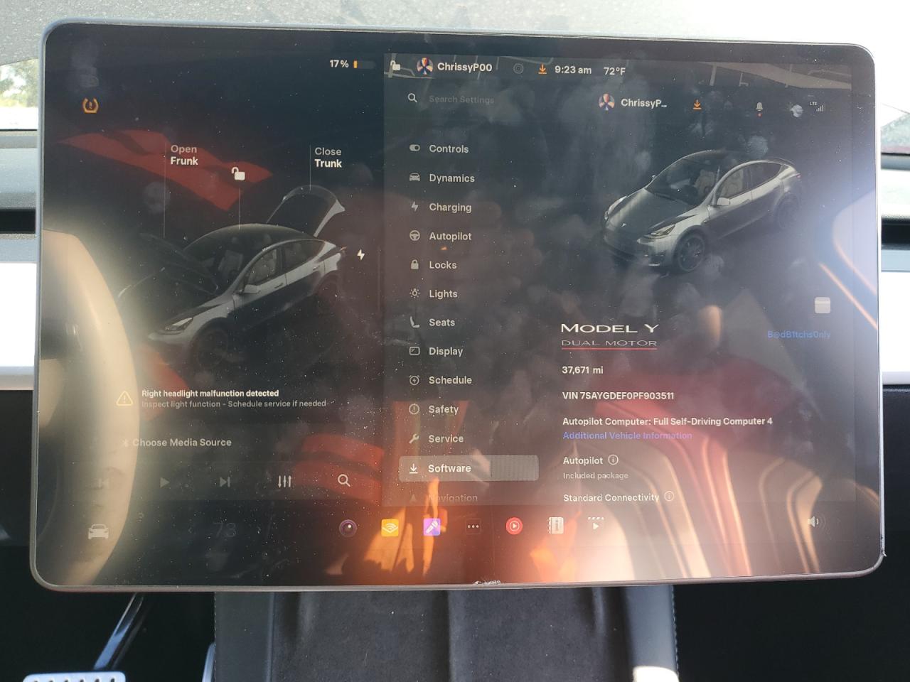 2023 Tesla Model Y VIN: 7SAYGDEF0PF903511 Lot: 90354425