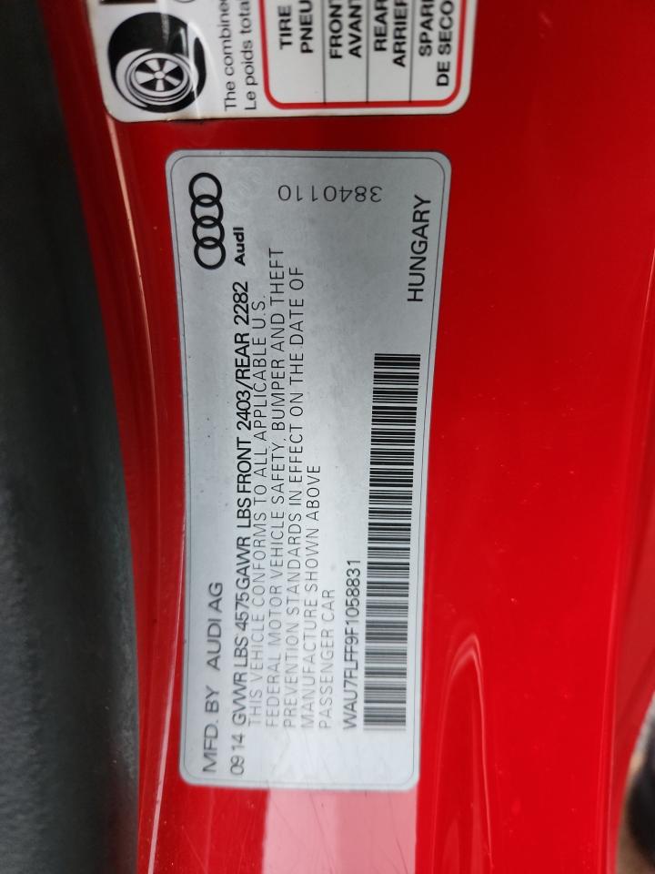 2015 Audi A3 Premium VIN: WAU7FLFF9F1058831 Lot: 90585375