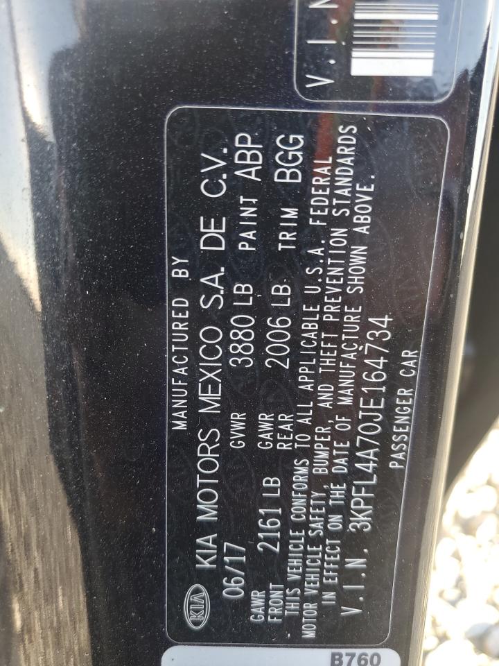 2018 Kia Forte Lx VIN: 3KPFL4A70JE164734 Lot: 93656215
