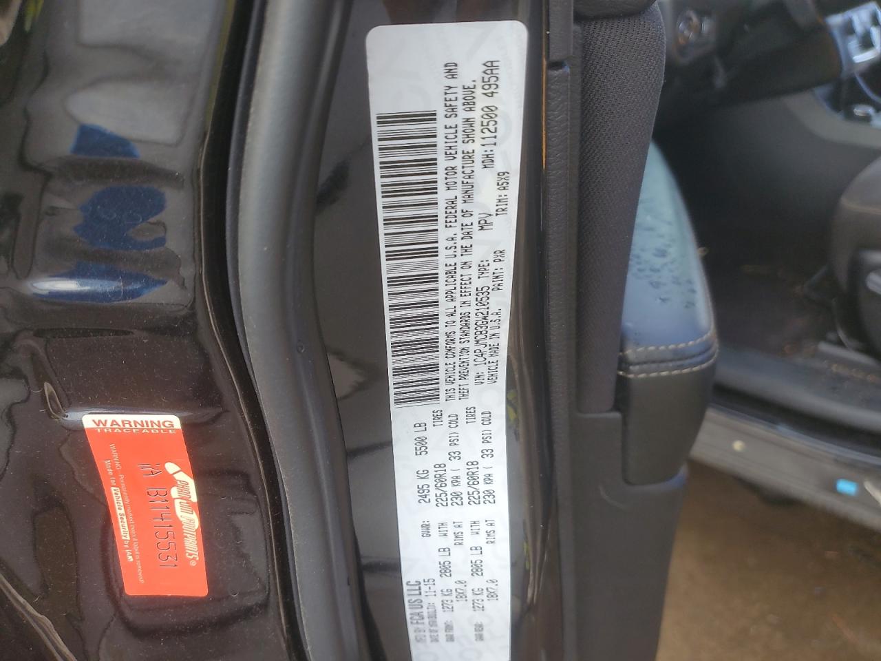 2016 Jeep Cherokee Latitude VIN: 1C4PJMCB3GW210535 Lot: 92536235