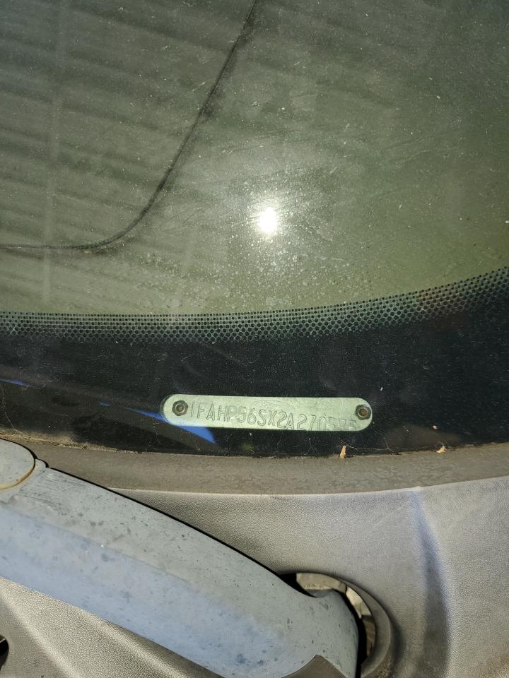 2002 Ford Taurus Sel VIN: 1FAHP56SX2A270585 Lot: 90704735