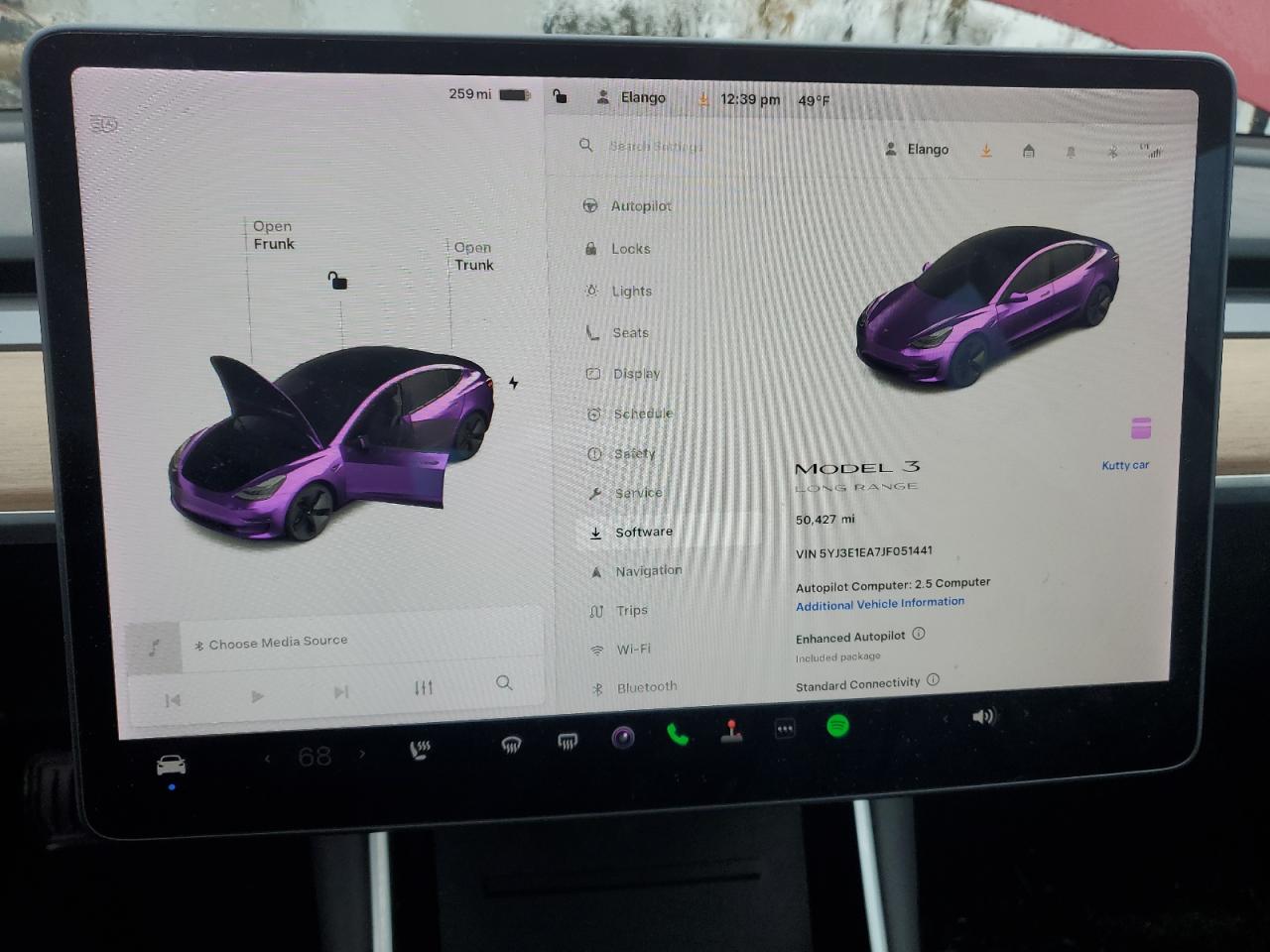 2018 Tesla Model 3 VIN: 5YJ3E1EA7JF051441 Lot: 93254895