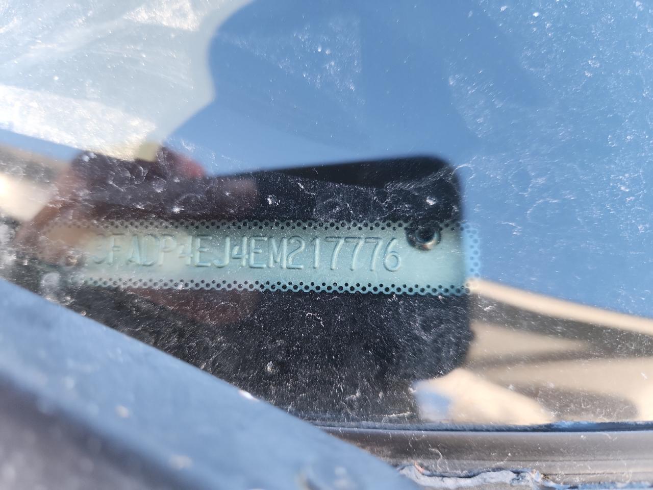 2014 Ford Fiesta Se VIN: 3FADP4EJ4EM217776 Lot: 91314965