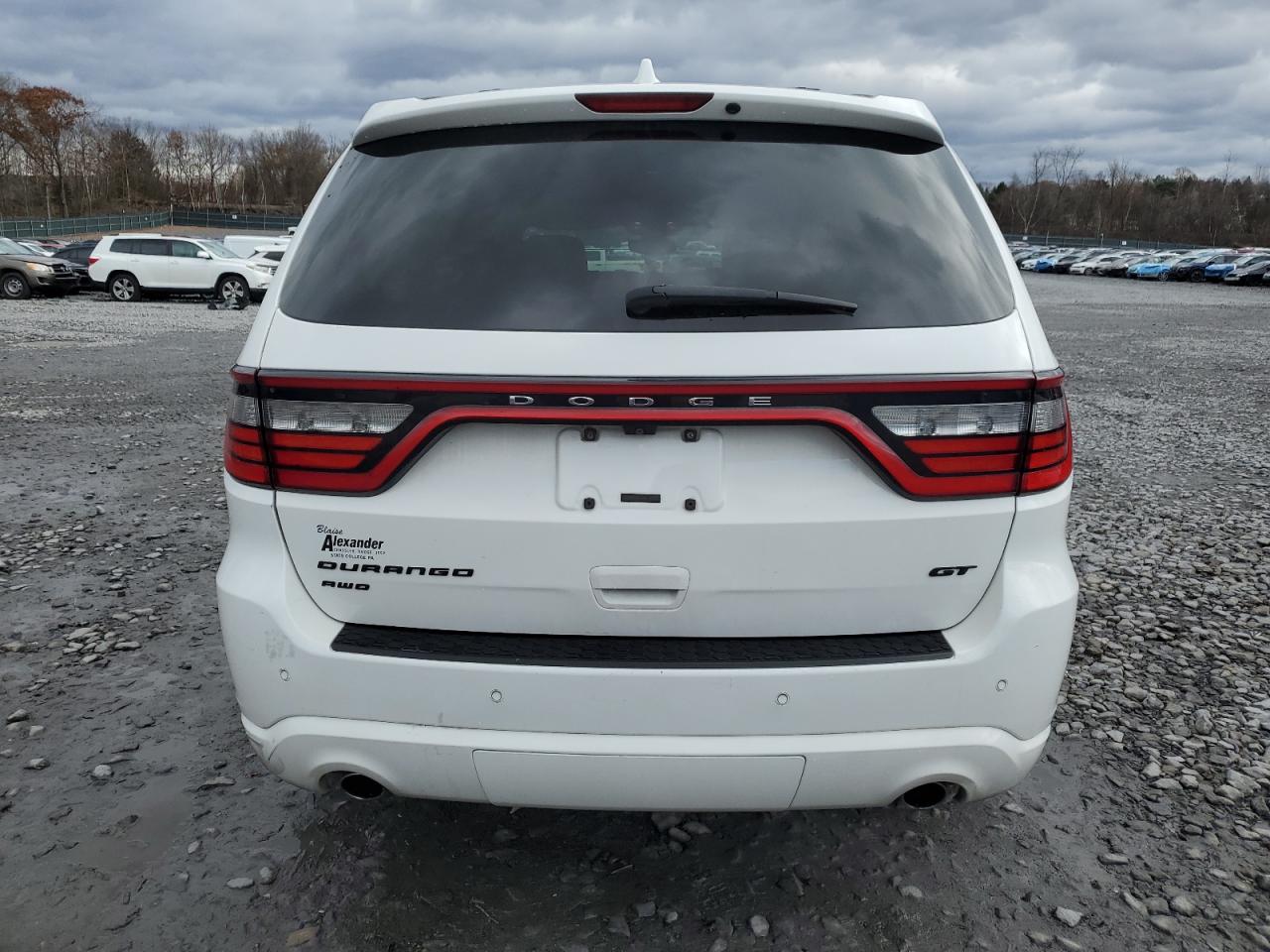 2017 Dodge Durango Gt VIN: 1C4RDJDG3HC611725 Lot: 92478625