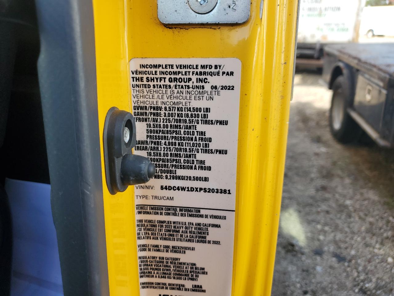 2023 Isuzu Npr Hd Box Truck VIN: 54DC4W1DXPS203381 Lot: 91456125