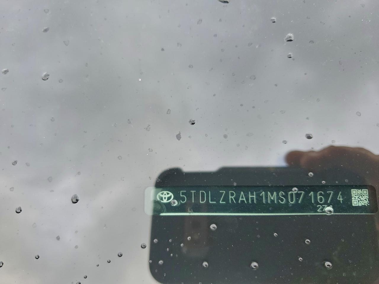 2021 Toyota Highlander Xse VIN: 5TDLZRAH1MS071674 Lot: 94516985