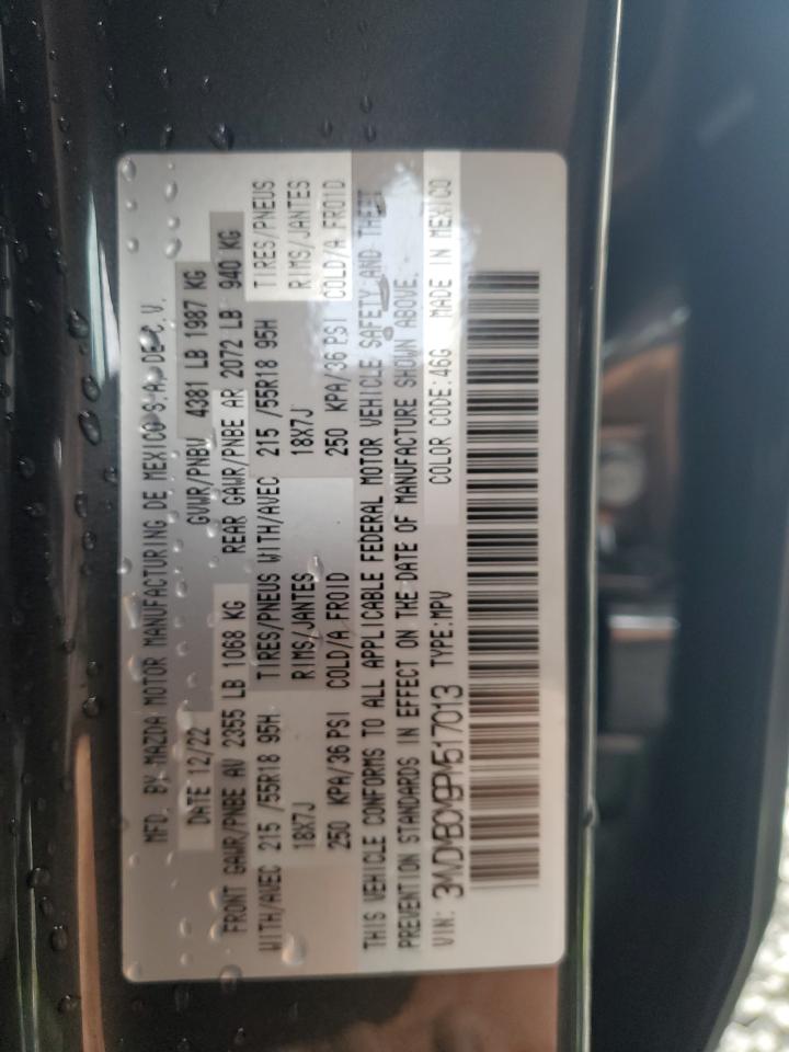 2023 Mazda Cx-30 Preferred VIN: 3MVDMBCM9PM517013 Lot: 93316915