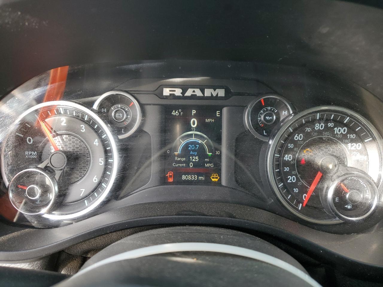 2019 Ram 1500 Big Horn/Lone Star VIN: 1C6SRFFT1KN762544 Lot: 93105515