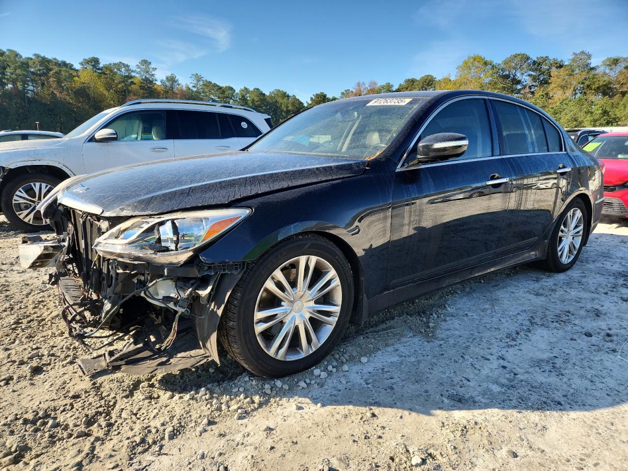 2012 Hyundai Genesis 3.8L VIN: KMHGC4DD9CU201141 Lot: 91263735