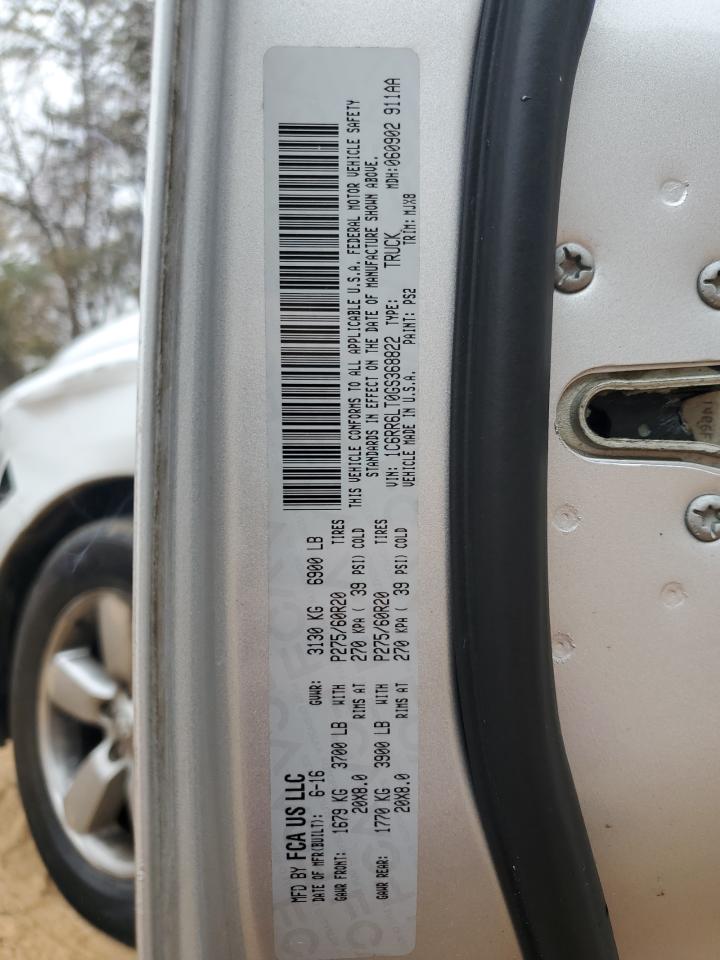 2016 Ram 1500 Slt VIN: 1C6RR6LT0GS368822 Lot: 93339585