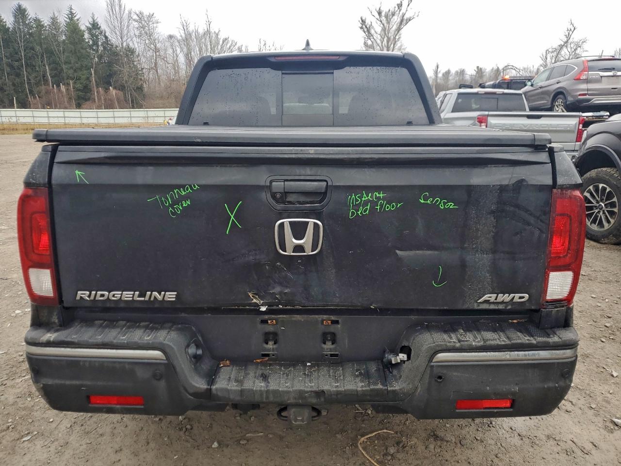 2018 Honda Ridgeline Rtl VIN: 5FPYK3F73JB010566 Lot: 93596735